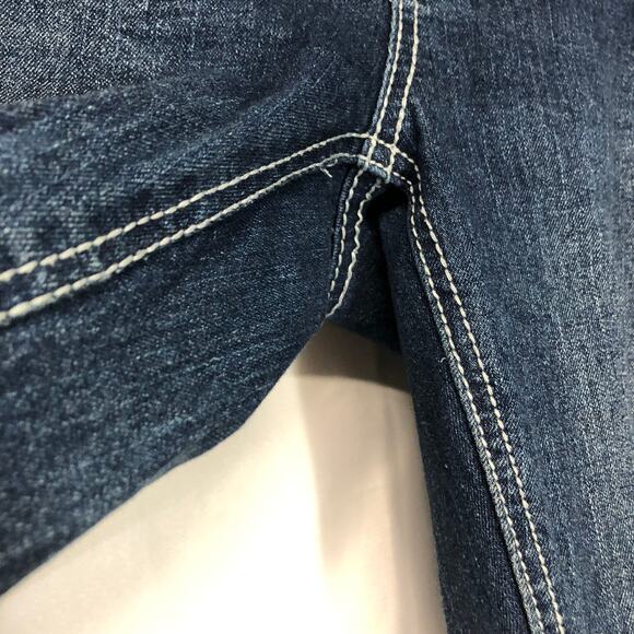 Premiere Embellished Star Jeans 5/6R Denim Bling Boot Cut Low Rise - Picture 8 of 14